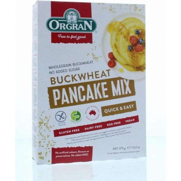 Orgran Pannenkoekenmix glutenvrij - 375 gram - Maaltijdvervanger