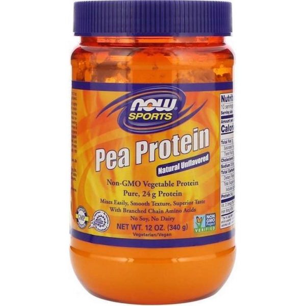 Pea Protein - Natural Unflavored (340 gram) - Now Foods