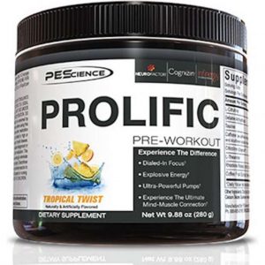 PEScience PROLIFIC - PreWorkout - Cotton Candy - 40 serv