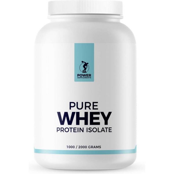 Power Supplements - Pure Whey Protein Isolate - 1kg - Bos-Aardbei