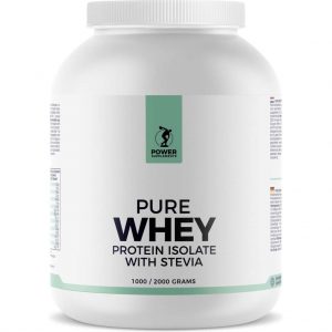 Power Supplements - Stevia Whey Protein Isolate - 2kg - Bos-Aardbei