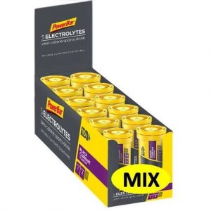 PowerBar Electrolyte Tabs mixdoos - 12 x 10 tabs (o.a. met cafeïne)