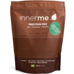 Protein Mix 'Cacao' (490 g) - bio en vegan - compleet plantaardig eiwit - 20 g eiwit/portie - vezelrijk - licht verteerbaar