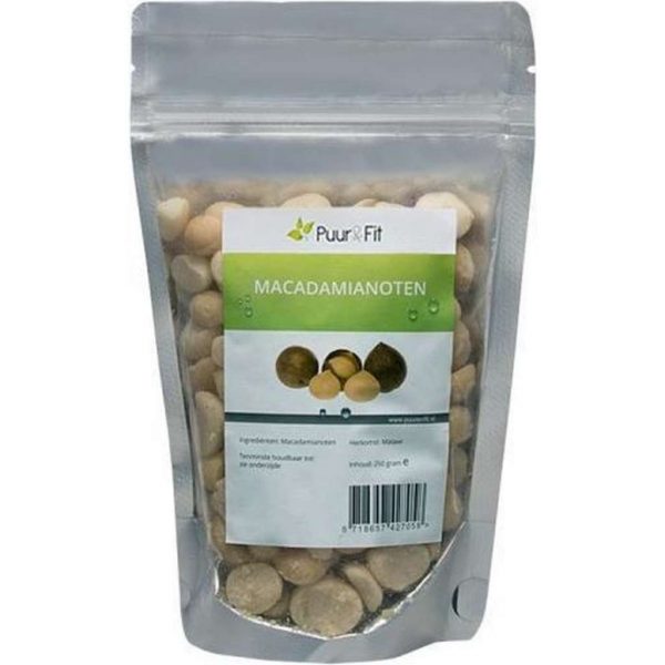 Puur&Fit Macadamia Noten Biologisch - 250 gram