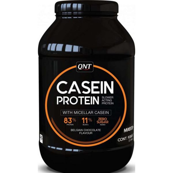 QNT Casein Protein | slow released eiwitshake | 908 gram | chocolade