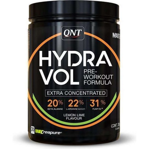 QNT Hydravol 300g | pre workout booster | lemon & lime smaak