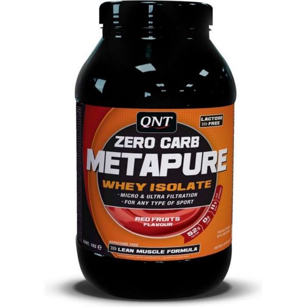 QNT METAPURE ZeroCarb -Whey Isolaat - 1kg Red Fruit