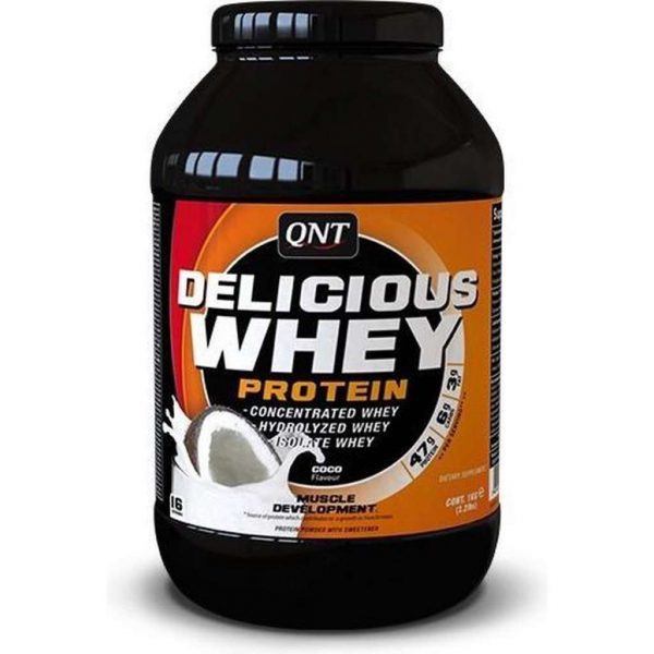 QNT|Delicious Whey|Protein Eiwitpoeder|Eiwitshake|Coconut