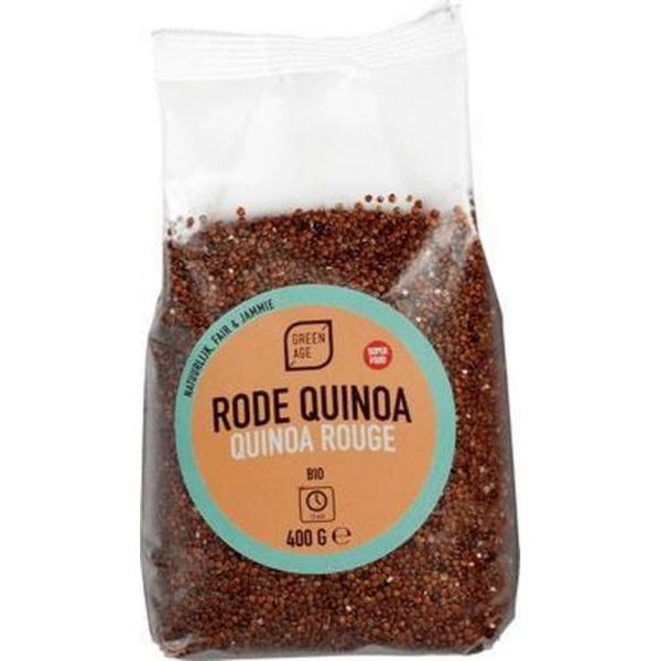 Quinoa rood GreenAge - Zakje 400 gram - Biologisch