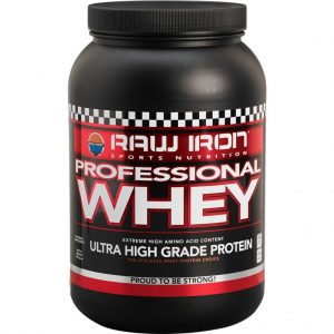 RAW IRON Professional Whey eiwit -1kg- chocolade