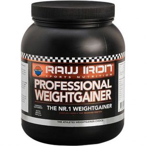 RAW IRON Weightgainer-1kg- vanille