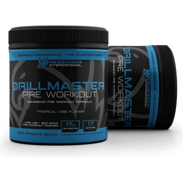 Research Drillmaster Pre-Workout - 17 servings-Tropical