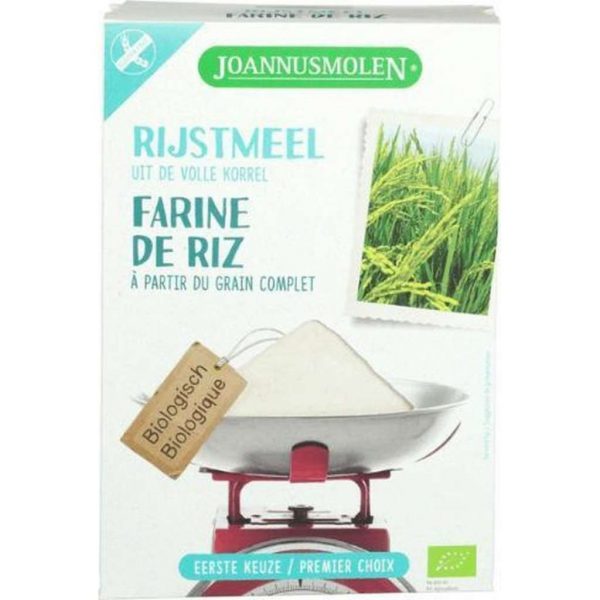 Rijstmeel Joannusmolen - Verpakking 350 gram - Biologisch