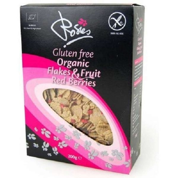 Rosies Flakes & Fruit (Gluten Vrij) - 250 gram - Cranberry Coconut