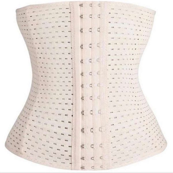 Saizi beige /Waist Trainer - L - Buik Korset Belt - Body Shaper Trimmer Corset Band - Shapewear