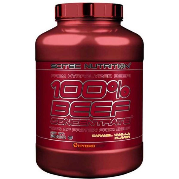 Scitec Nutition - 100% Beef Concentrate; 100% of protein from beef - 2000 g - Caramel-Vanille