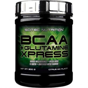 Scitec Nutrition - BCAA + Glutamine Xpress - 300 gram - 25 porties - poeder - Citrus mix Smaak