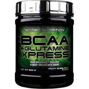 Scitec Nutrition - BCAA + Glutamine Xpress - 300 gram - 25 porties - poeder - Fruity Bubblegum Smaak