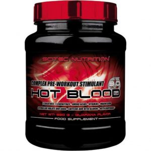 Scitec Nutrition - Hot Blood 3.0 - complex pre workout stimulant - 820 gram - Guarana