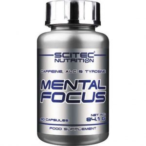 Scitec Nutrition Mental Focus - Cafeïne - ALC - Tyrosine - 90 caps - 90 porties