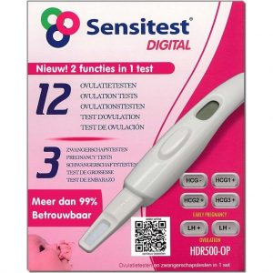 Sensitest Digital 2-in-1, 12 ovulatietesten en 3 zwangerschapstesten