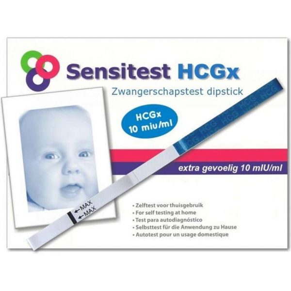 Sensitest zwangerschapstest dipstick sensitive 25 stuks