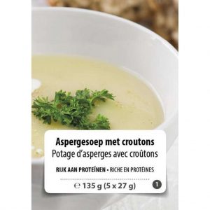 Shape Essentials proteine Aspergesoep met croutons (5 x 27g) F1