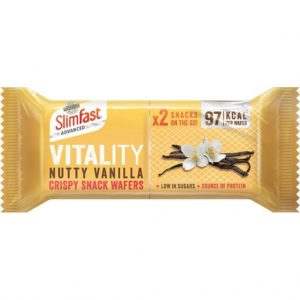 SlimFast - Advanced Vitality Wafer - Nutty Vanille - 1 reep