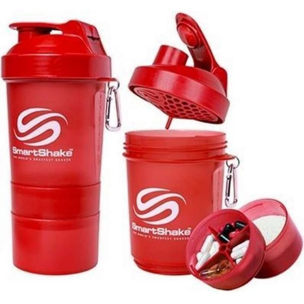 SmartShake Original 600ml - 1 stuk - Red