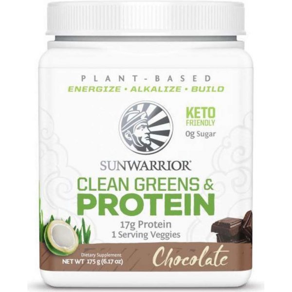 SUNWARRIOR Clean Greens & Protein - Chocolate