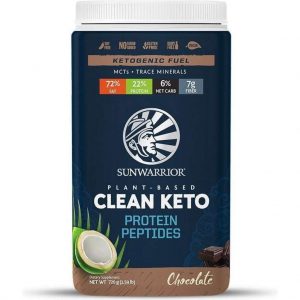 SUNWARRIOR CLEAN KETO PROTEINE PEPTIDES CHOCOLADE 720 GRAM