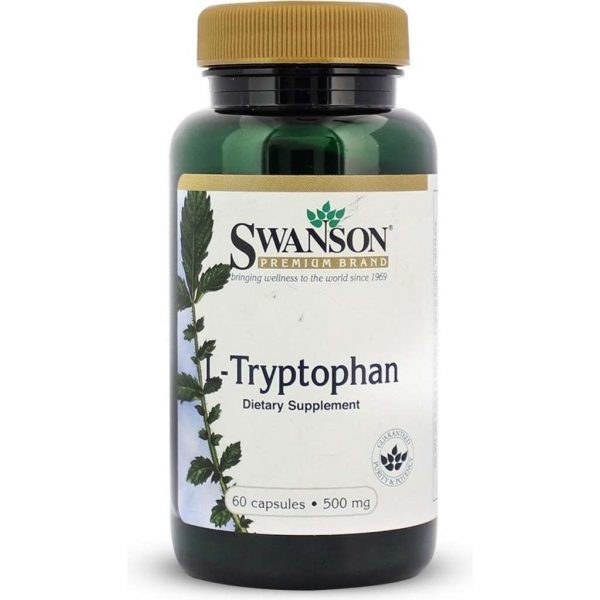 Swanson Health L-Tryptofaan 500mg - Essentieel Aminozuur - 60 capsules