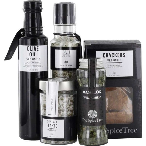 The Spice Tree - Lookpakket - Olijfolie Wilde Look - Zout Wilde Look - Zeezout Vlokken Wilde Look - Crackers Wilde Look - Droge Wilde Look