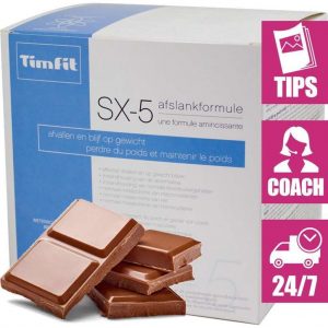 TimFit Eiwitdieet Maaltijdshake 18 Sachets - Chocolade