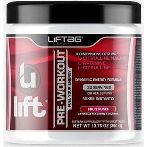 Ulift Pre-workout - 390 Gram (30 Doseringen) - Fruit Punch