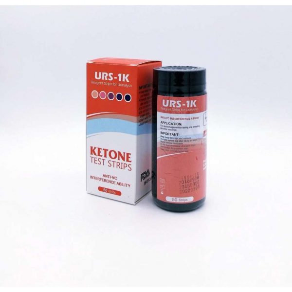 URS-1K Ketonentest -  FDA keurmerk - Ketoseteststrips - vetverbranding ketose urine analyse test strips