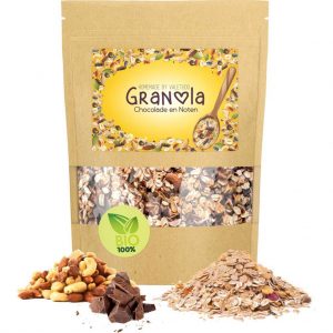 Valetudo® Homemade Granola met Chocolade en Pitten – Het Perfecte Gezonde Ontbijt Voor in Jouw Yoghurt Beker of Mueslibeker – 750g