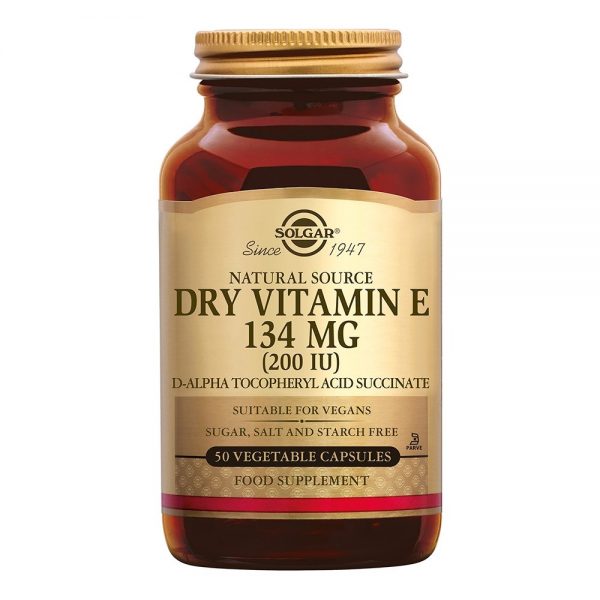 Vitamin E 134 mg/200 IU Dry (vitamine E, geschikt voor vegetariërs)