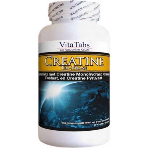 VitaTabs Creatine Tri-Phase - 90 tabletten - Voedingssupplementen