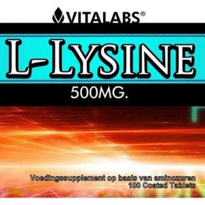 VitaTabs L-lysine - 500 mg - 100 tabletten  - Voedingssupplementen