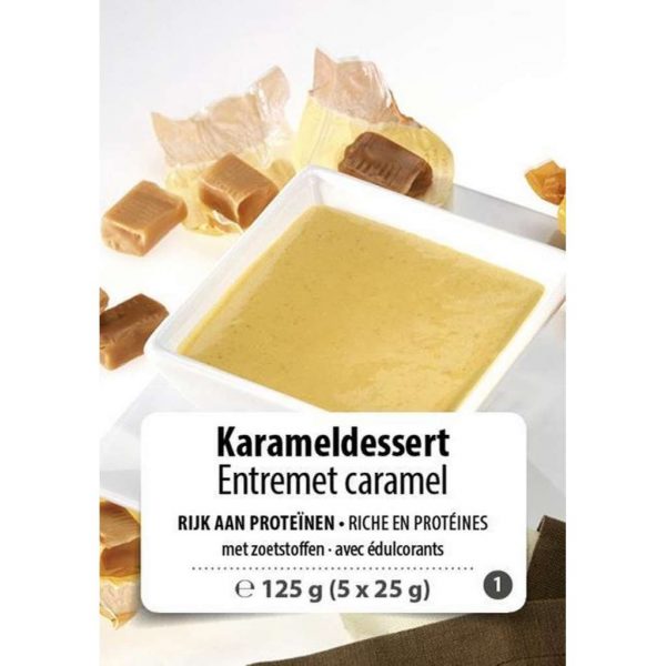 W8CONTROL Proteine Karamel dessert/ pudding (5 x 25g) F1