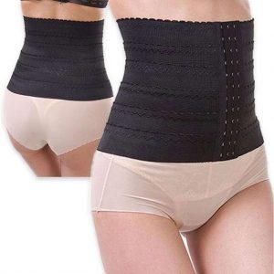 Waist trainer Zwart XL