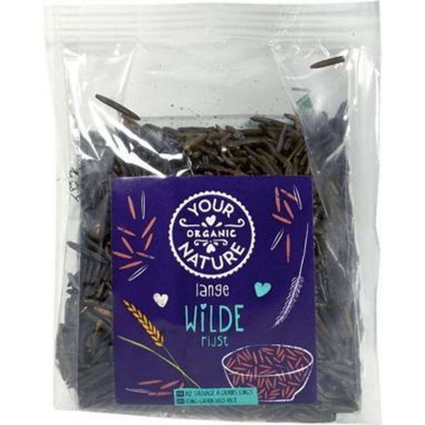 Wilde rijst Your Organic Nature - Zakje 200 gram - Biologisch