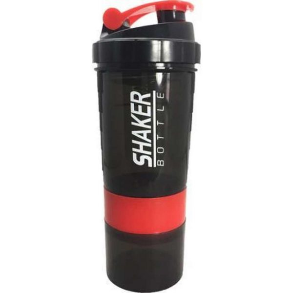 WiseGoods - Premium Shake Beker 500ml - Met Shakerbal / Blender - 2x Bewaardoos - Shaker - Lekvrij - BPA Vrij