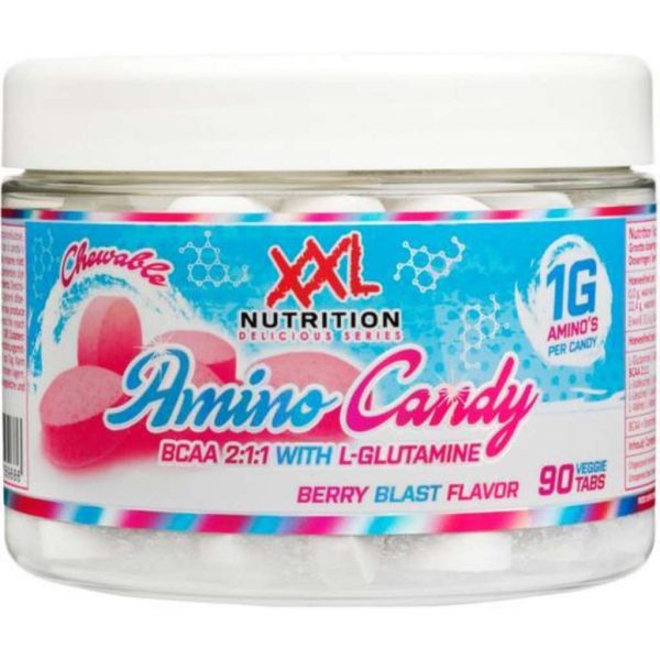 XXL Nutrition Amino Candy-Berry Blast-90 Kauwtabletten