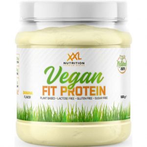 XXL Nutrition Vegan Fit Protein - Vegan Proteïne Poeder / Vegan Proteïne Shake - Banaan 500 gram