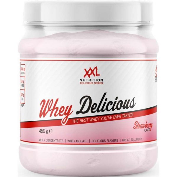 XXL Nutrition Whey Delicious - Proteïne Poeder / Proteïne Shake - Aardbei 2500 gram