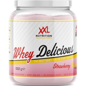 XXL Nutrition Whey Delicious - Proteïne Poeder / Proteïne Shake - Aardbei / Banaan 2500 gram