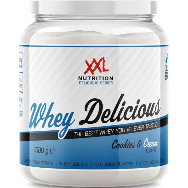 XXL Nutrition Whey Delicious - Proteïne Poeder / Proteïne Shake - Cookies and Cream 2500 gram