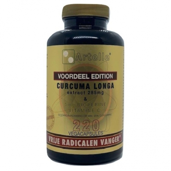 Artelle Curuma Longa Extract Vegacapsules